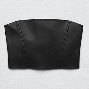 NWT Faux Leather Corset